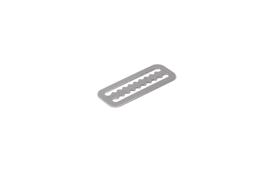Fermapiombo inox dentato